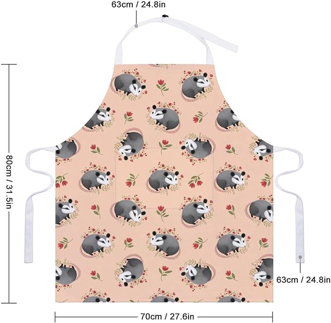 Chef Bib Apron for Restaurant, Anti-Stain with Pocket Adjustable, Cooking Dishwashing Lab Use
