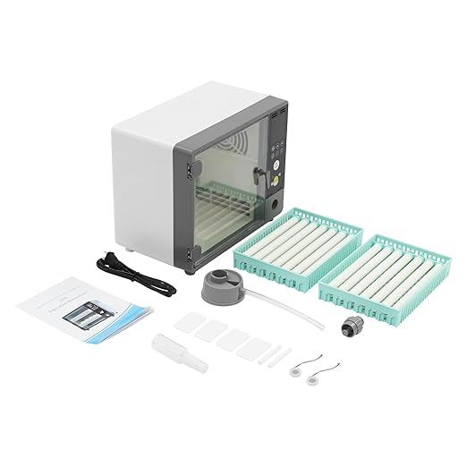 Incubators for Hatching 24 Eggs, Egg Incubator with Automatic Egg Turning and Temperature Humidity Control, Digital Poultry Hatcher for Chicken Quail Duck Goose Pigeon Eggs