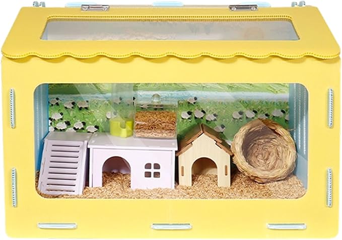 Chick Brooder Kit, 19.69x13.78 Inch Portable Observation Box, Breathable Quail Habitat with Clear Window for Indoor Raising, Hatching, Farm, Hobby