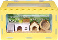 Chick Brooder Kit, 19.69x13.78 Inch Portable Observation Box, Breathable Quail Habitat with Clear Window for Indoor Raising, Hatching, Farm, Hobby