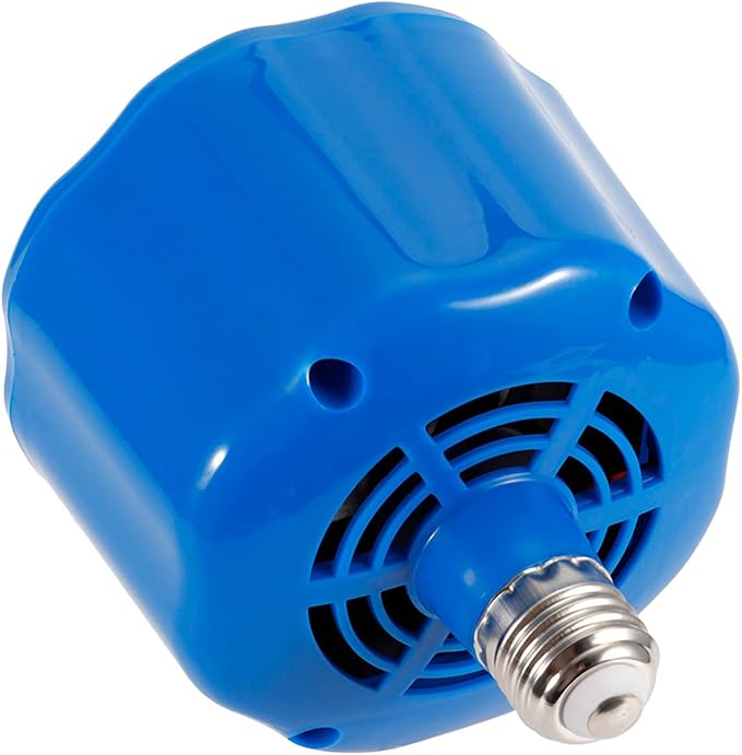 Topyond Cultivation Heating Lamp Thermostat,Chicken Coop Heater,Solar Powered, Thermostat Control, Safe & Efficient Heat for Poultry, Livestock, Birds,Dogs, for Coop, Barn, Farm