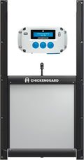 ChickenGuard Automatic Chicken Coop Door Opener, Power by Solar/Batteries/Electric. Strong Motor Lifts 2kg; Timer/Light Sensing; Motor Units only or Combination Kits (PRO + Door + Batteries)
