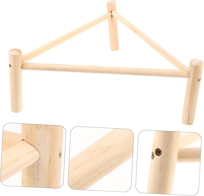 TOYANDONA Chicken Perch Stand Roosting Bar for Chickens and Birds Design Essential Coop Accessory for Secure Roosting and Foot Exercise