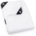 GUARD SHIELD Tarp White 12x16 Feet Multi Purpose Waterproof Poly Tarp Cover 5mil
