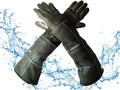 YBB Waterproof Animal Handling Gloves, Anti-Scratch/Bite Protective Long Gloves for Pet Cat Bathing Dog Bird(S)