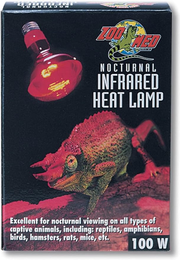 Zoo Med Nocturnal Infrared Heat Lamp 100 Watts - Pack of 3
