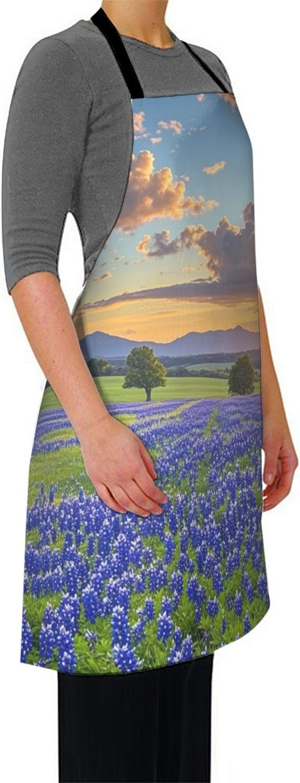 Apron for Women Men Waterproof Adjustable Bib Tractor farm Cooking Aprons Chef Bibs
