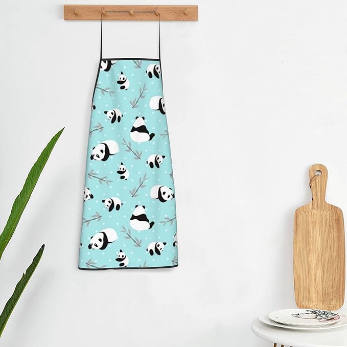 Apron Adjustable Waterproof Apron for Men Women Kitchen Cooking Baking Gardening Working Bib Apron