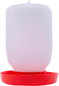 Plasticos AF Plastic hanging waterer, 67 Oz. Chicken, pigeon, bird, rabbit, hamster, guinea pig, small pets.
