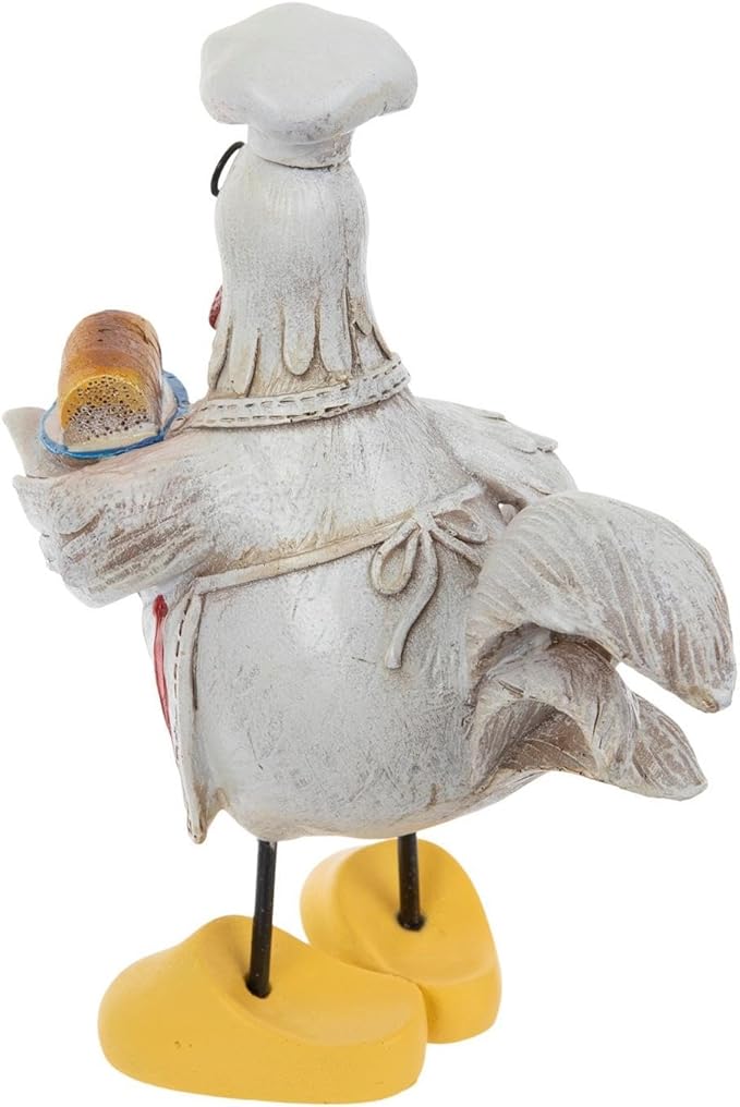 Hobby Lobby Farm Animal Kitchen Figurines, Farmyard Friends, Home Kitchen Coffee Bar Office Decor (Chef Rooster)