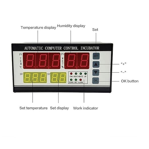 Egg Incubator Controller Thermostat Hygrostat Automatic Computer Control Incubator Temperature Humidity Sensor