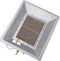 Honio Chicken Catalytic Heater Aluminized Steel Multifunctional Manual Gas Brooder Heater for Chicken Coops, Chicken Coop Heater Manual Infrared Chicken Catalytic Heater Poultry Incubator Heater