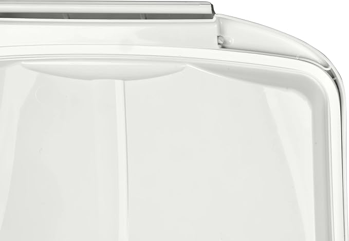 25 lb Pet Food Storage Container with Wheels, Airtight Lid, Tight Seal to Keep Food Fresh, Mobile Rolling Bin for Dog Food, Cat Litter & Bird Seed