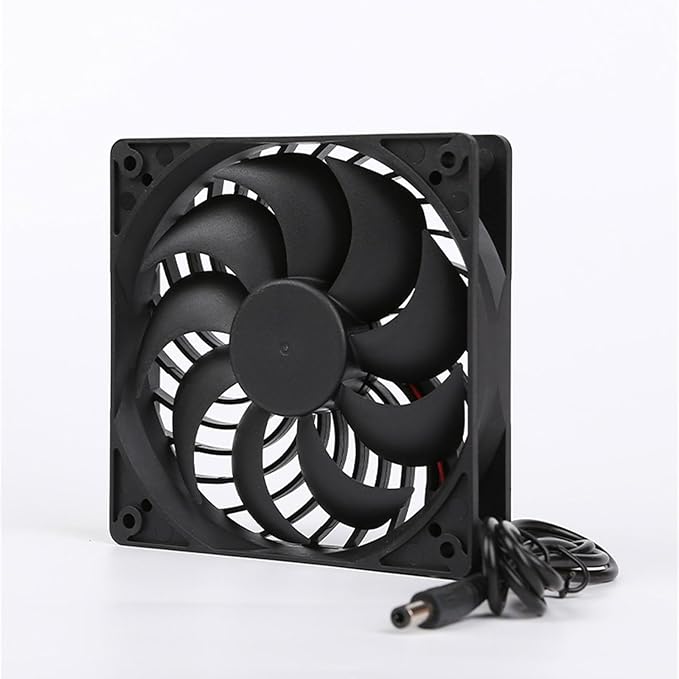 Solar Panel Fan Solar Powered Exhaust Fan with IPX7 Fans for Outside Chicken Coops, Greenhouses, Sheds, Intake, Pet Houses Exhaust Air Fan
