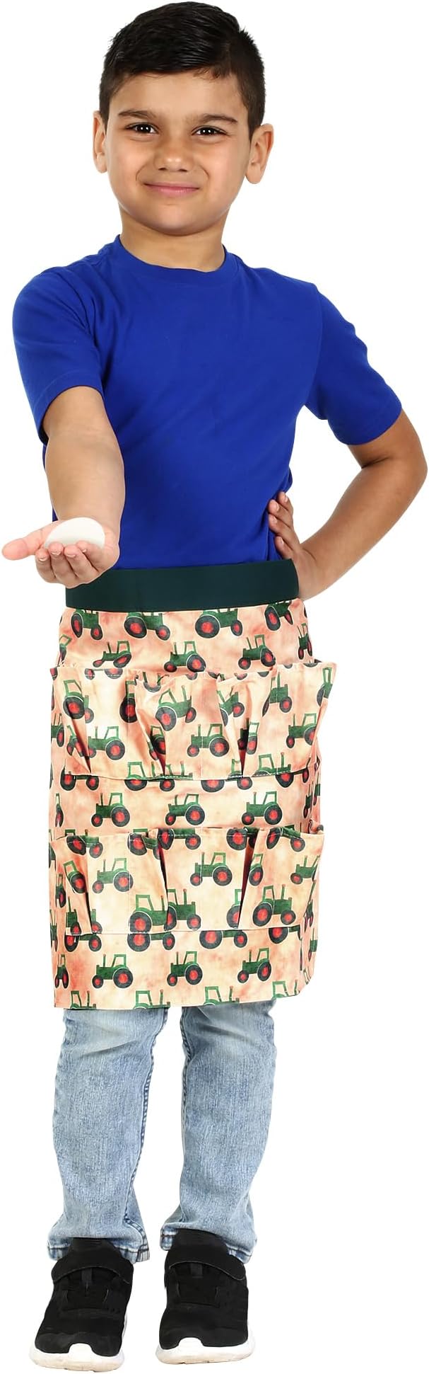 Plum Hill Kids Chicken Egg Collecting Apron with Pockets