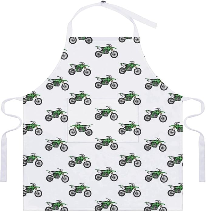 Chef Bib Apron for Restaurant, Anti-Stain with Pocket Adjustable, Cooking Dishwashing Lab Use