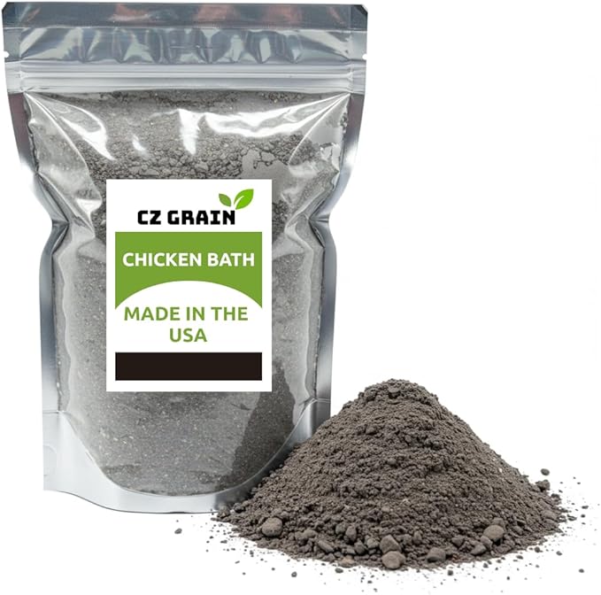 World’s Best Chicken Dust Bath – Natural Wood Ash, Sand & Fine Dust Blend – Safe for All Chickens (2 Pounds)