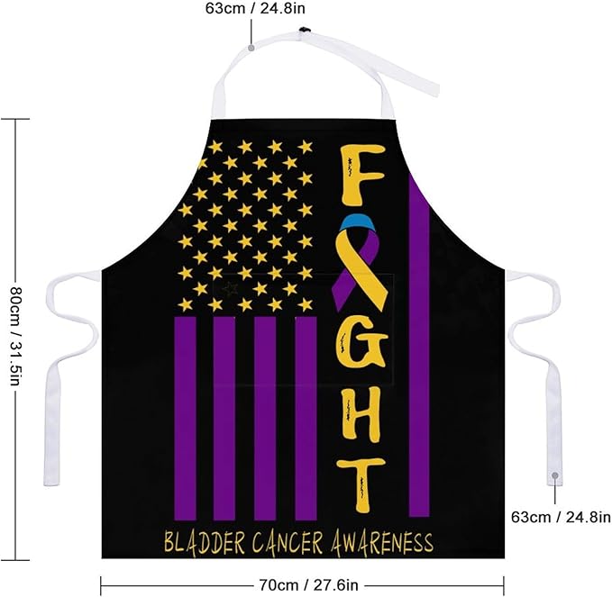 Bahamas Map Flag Apron,Waterproof Unisex Adult Aprons with Pockets Kitchen Baking Aprons
