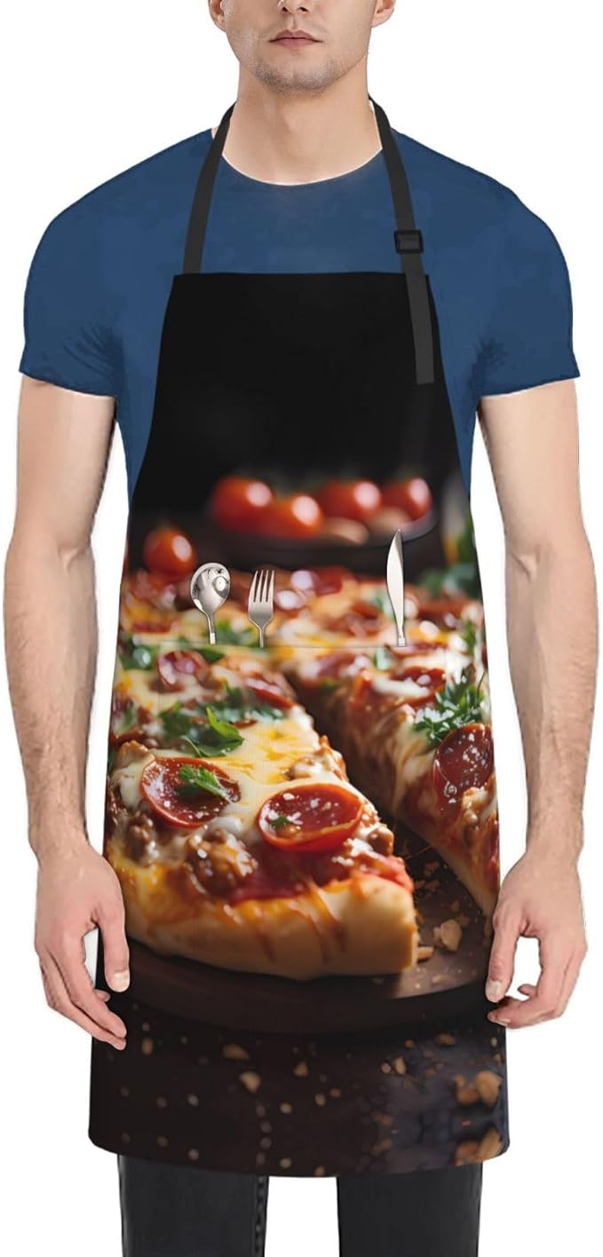 Tyrannosaurus rex Heavy Duty Waterproof Apron with Pockets for AdultsResistant Grilling, Gardening, Painting
