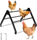 Chicken Roosting Bars, 3 Bar Design Adjustable Chick Perch for Coop, Chicken Jungle Gym Roosting Stand, Fun Enrichment Toys for Chicks & Hens, Brooder & Coop Accessories