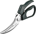 Acelone Poultry Shears - Heavy Duty Kitchen Chicken Shears With Anti-Slip Handle & Safety Lock - Poultry Scissors for Meat, Game, Chicken, Bone, Poultry & More - Spring Loaded.