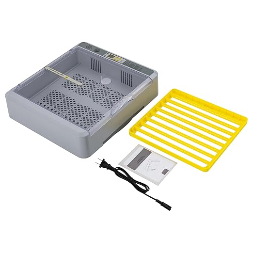 Eggs Automatic Incubator, 195V 70W Fully Automatic Egg Hatching Incubator 36 Eggs Incubator Poultry Hatcher w/Automatic Turning & Temperature for Hatching Duck & Goose Eggs (36 Eggs)