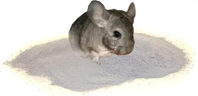 Lixit Blue Beauty® Chinchilla Dust Powder - Dry Bath Grooming Dust for Hamsters, Gerbil, Degus, and Small Animals - Made in The USA (6 Pound)
