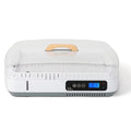 35-Egg Incubator with Automatic Egg Turning, Digital Temperature & Humidity Control, Water Alarm – Hatcher for Chicken, Duck, Goose, Quail, Pigeon & Bird Eggs