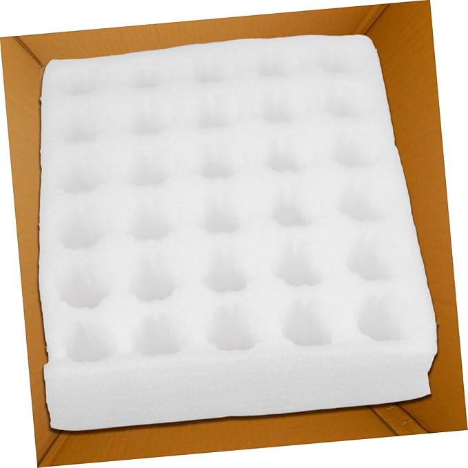 Cabilock 30-Cell Egg Carton for Shipping Sturdy Egg Crate Cushioning Design Reusable Packing Container for Kitchen Storage
