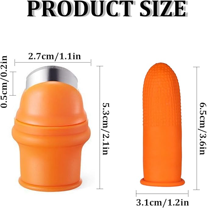 14 PCS Gardening Silicone Thumb Knife Harvesting Tool,Vegetable Fruit Picking Knife,Garden Cutter Tools for Trimming Plant Farm Tomatoes Orchard Oranges Citrus