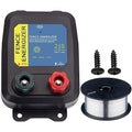 Electric Fence Energizer Plus 250,Electric Fence Charger and 17 Gauge Spool Aluminum Wire PE2 0.10 Joule,Livestock Fence Chargers for Containing Pets and Keeping Out Small Nuisance Animals