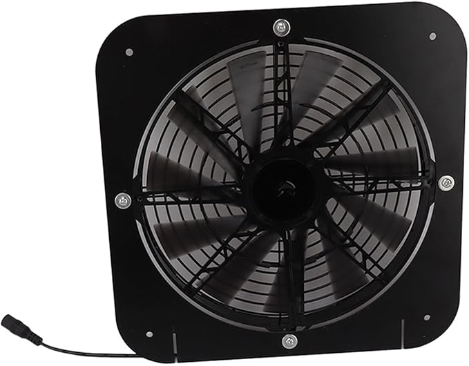 13.5 Inch Solar Powered Fan, 100W Solar Exhaust Fan Kit with Auto Speed Adjustment, Portable Solar Panel Ventilation Fan for Greenhouse, Chicken Coop, Dog Kennel, Pet House, and Outdoor Sheds