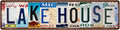 Vintage Lakehouse Metal Tin Signs Street Signs Home Wall Decor 16 x 4 Inches