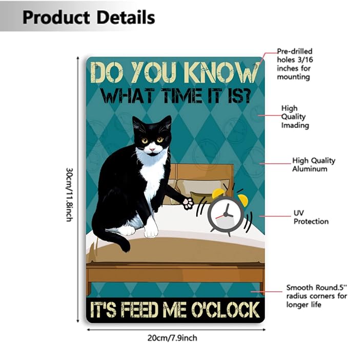 Funny Black Cat Decor For Cat Sign Bundle 2 Pieces I Do What I Want Office Craft Room Living Room Wall Art Hanging For Backyard Man Cave 8x12inch
