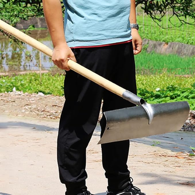 Yardwe Slurry Scraper Cleaning Shovel Chicken Coop Cleaning Tools Shovel Flat for Landscaping Farm Dung Metal Farm Heavy Loft Spatula Board Rake Poultry