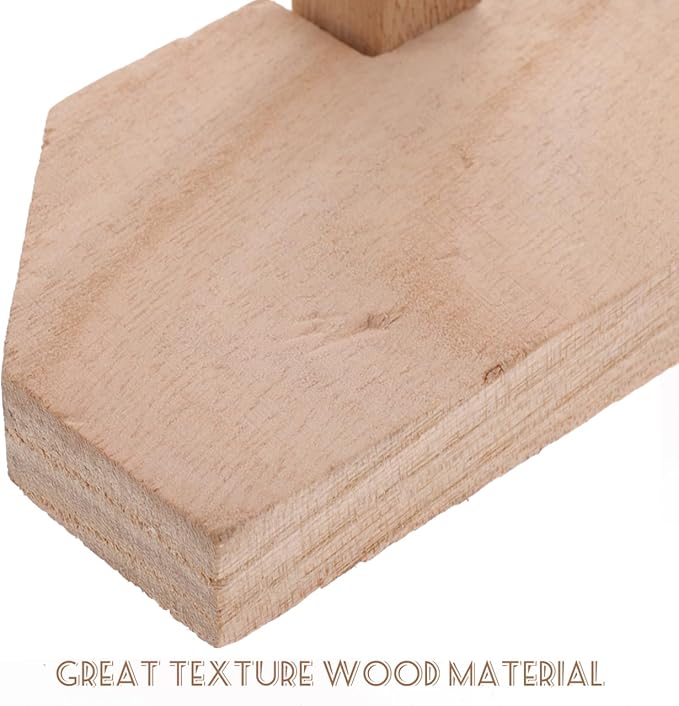 SUPVOX Wooden Chicken Perch for Coop Natural Smooth Roosting Bar Hen Standing Perch 15.74X5.90X2.55In Suitable for Large Birds and Hens