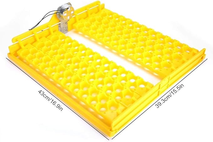 Yosoo 132 pcs Egg Incubator Tray and Automatic Egg Turning Tray for 110V Automatic Egg Incubators Incubation Accessory