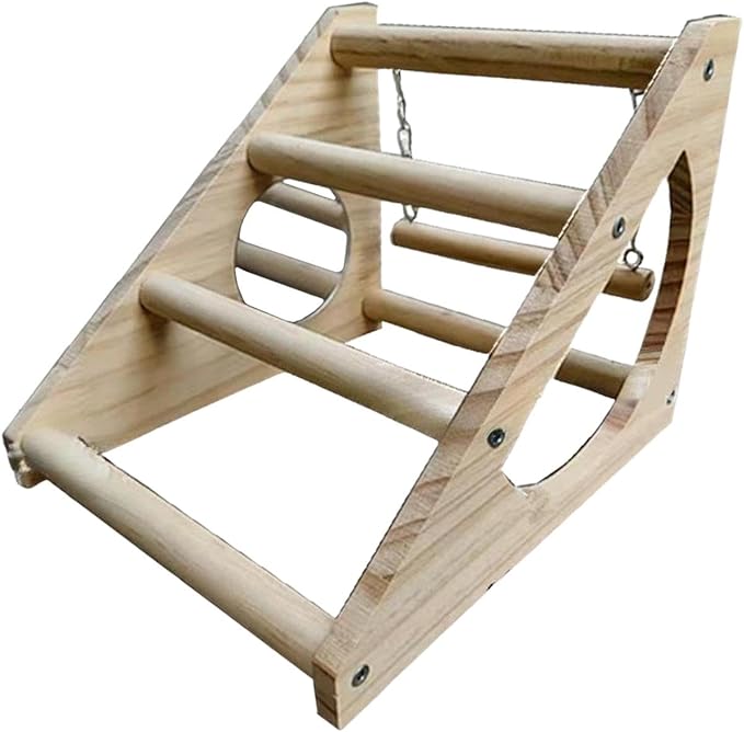 Chick Perch, Chick Stand, Stable for Coop and Brooder,Training Perches Wooden Chicken Roosting Bar for Bird Hens