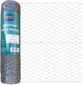 20GA Galvanized Hexagonal Poultry Netting Chicken Wire 24 inches x 25 feet x 1 inch Mesh