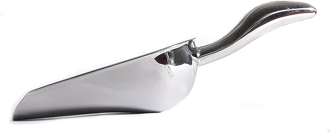 JBscoop Ice scoop, Small Metal Food Candy Scoop for Kitchen Bar Party Wedding – 6 Ounces, 8.5 Inch