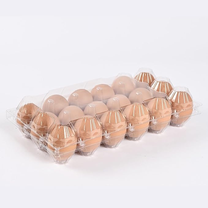 110 pc clear plastic Egg Cartons Cheap Bulk, (3 * 6) 18grid Reusable Eggs Carton Bulk, clear plastic egg cartons,Egg cartons cheap bulk Perfect for Family, Farm, Markets, Display