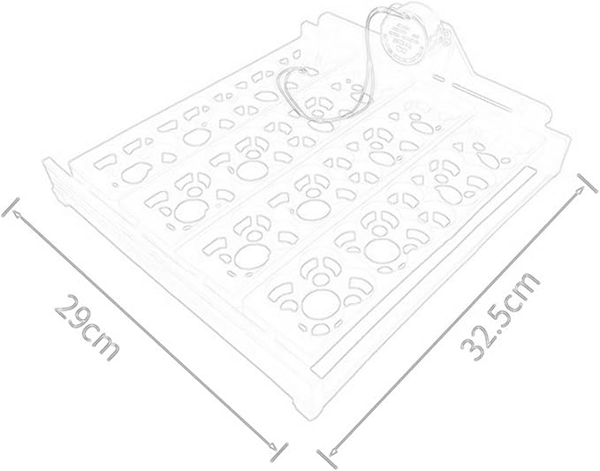 Automatic Egg Incubator Tray Automatic Turning Motor Egg Turner Turning Tray Accessory Egg Hatcher Egg Incubation Tray for Chicken Quail, DC12V