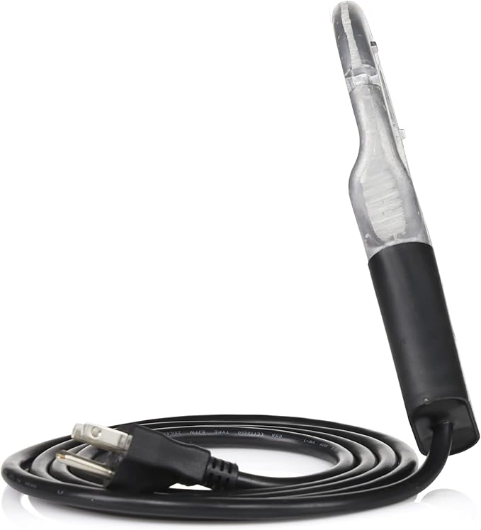 Farm Innovators Utility De-Icer for up to 25 Gallon Container - 250W Water Deicer- Ice Chaser Cast Aluminum Design for Plastic or Metal Water Container