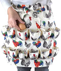 Sefiron Chicken Egg Collecting Apron,12 Deep Pockets for Hense,Duck,Goose Eggs