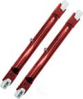 Chicken Coop Heat Lamp 250W Chicken Coop Heater Temperature Adjustable Chicken Brooder Heat Lamp Chicken Heaters for Chick Kitten Puppy Pets,（2PCS - Replacement Light bar）