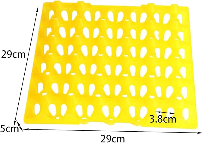 Farm Egg Container Long Distance Transport Breathable Egg Holder, Yellow