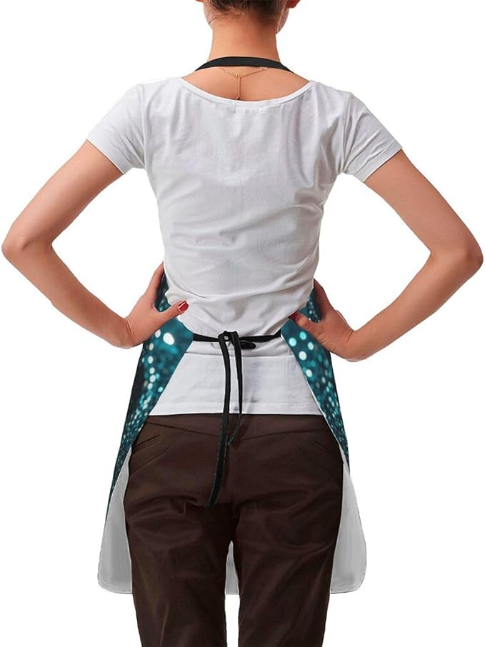 Apron for Women Men Waterproof Adjustable Bib Tractor farm Cooking Aprons Chef Bibs