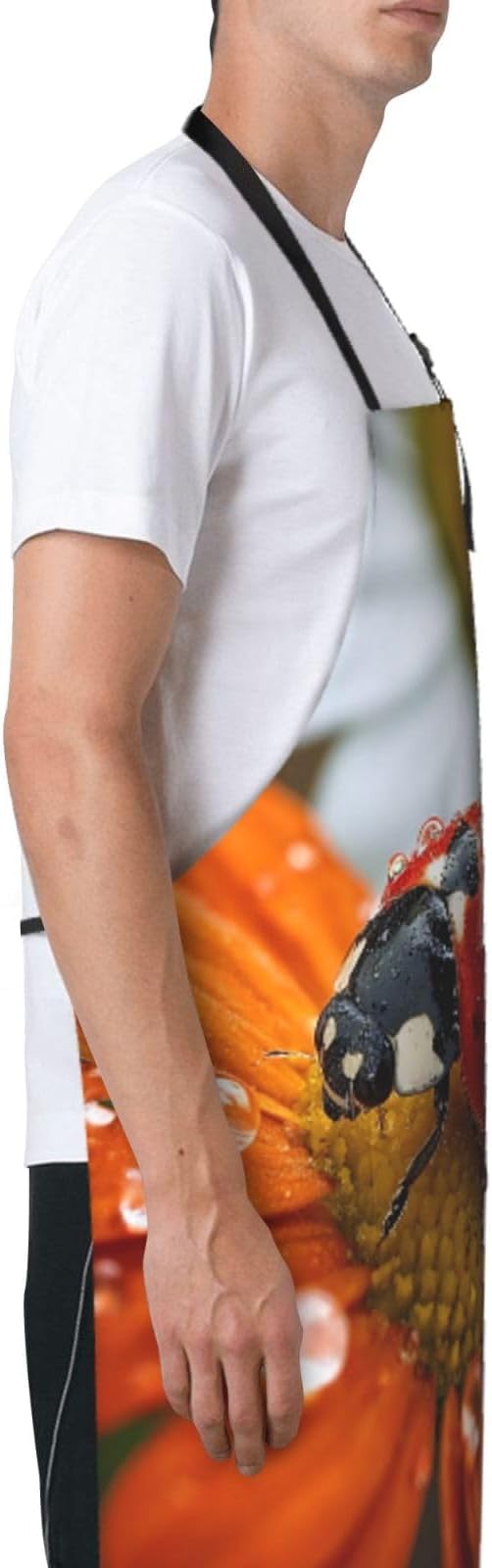 Waterproof Aprons for Women Men Adjustable Bib Tractor farm Apron Chef Cooking Aprons for Kitchen