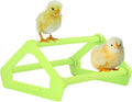 Roosting Perch for Baby Chickens, Chick Brooder Coop Training Toy Accessory, Easy Click Together Assembly, Durable Plastic, Mix and Match Colors, USA Made (Yellow-Green, 1 Pack)