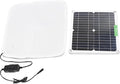 Solar Panel Pet Heating Pad 12V 50W - Portable Soft Heated Blanket for Dogs Cats Outdoor Car Travel, Chicken Coop Safe, Puppy Kitten Warmer with Battery Box